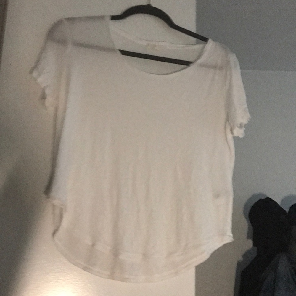 🐚 COS flowy white shirt